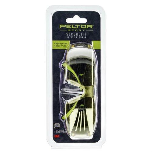 Die SECUREFIT Schutzbrille von 3M ist leicht, stylish und bietet dank der PDT-Technologie einen sicheren Sitz. Sie schützt vor 99,9% UV-Strahlen und ist kratzfest.