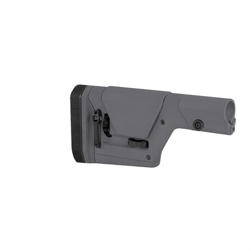 Der PRS GEN3 Precision Stock von MAGPUL bietet werkzeuglose Anpassungen für LOP und Wangenhöhe, robusten Gummi-Schaft und M-LOK Slots für vielseitige Montagemöglichkeiten.