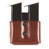 GALCO INTERNATIONAL Double Paddle Mag Carrier 40 Staggered Metal Mag-Tan