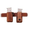 GALCO INTERNATIONAL Single Mag Carrier .40 Staggered Metal Mag-Tan