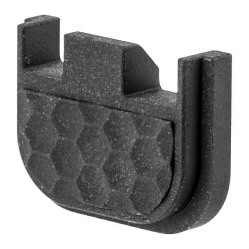 Die ZEV Technologies™ Aluminium Rückplatte in Schwarz eloxiert bietet eine stylisierte Optik für deinen Glock® Slide und verbessert die Haltbarkeit.