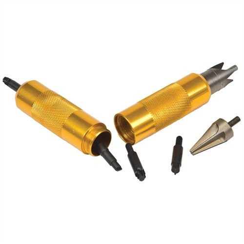 Das Lyman Case Prep Multi-Tool vereint alle wichtigen Werkzeuge zur Hülsenbearbeitung in einem kompakten, doppelseitigen Design mit einem einzigartigen Griff.