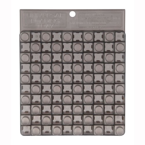 Der LYMAN Loading Block ist ein unverzichtbares Zubehör, das 50 Gewehr- oder Pistolenhülsen von .22 bis .45 Kaliber organisiert und beschleunigt. Robustes Kunststoffdesign!