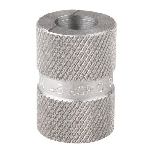 Die Lyman Pistol Maximum Cartridge Gauges überprüfen alle wichtigen Maße deiner .45 ACP Munition, um 100%ige Zuverlässigkeit für Wettkampfmunition zu gewährleisten.