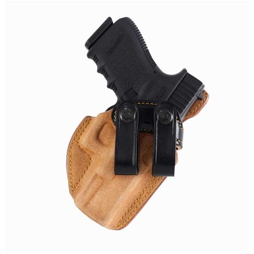 Der Royal Guard Holster aus hochwertigem Pferdeleder bietet Stabilität, gute Versteckbarkeit und einfachen Zugriff auf deine Glock® 26 – perfekt für den täglichen Gebrauch.