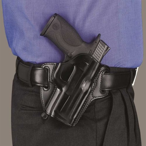 Die Concealable Holster von Galco bietet hervorragenden Tragekomfort, eine konturierte Passform, doppelt genähte Nähte und einen sicheren Trigger-Schutz.