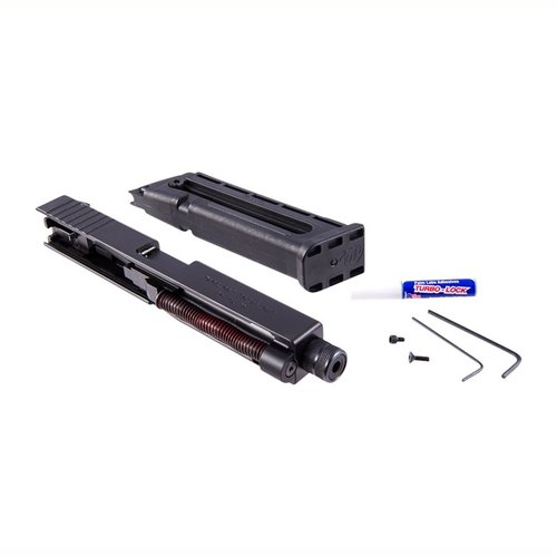 Der TSG-22 Conversion Kit verwandelt deine Glock 17/22 oder 19/23 schnell in eine präzise .22LR Pistole, spart Munition und bietet realistischen Schießkomfort.