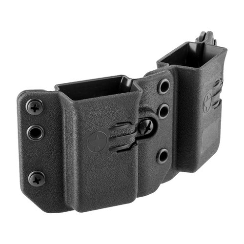 Der COPIA Double Magazine Carrier bietet dir eine bequeme, verdeckte Trageweise für fast alle 9/40/357 Sig Magazine und ist in verschiedenen Größen erhältlich.