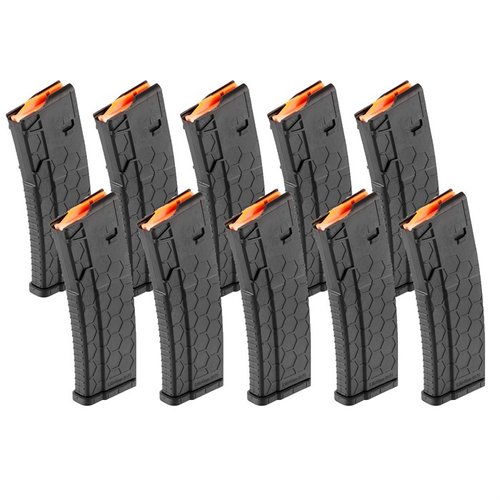 Die Hexmag Series 2 AR-15 Magazine bieten 30 Schuss, sind extrem robust, haben ein werkzeugloses Design und sind perfekt für .223/5.56, .300 AAC Blackout und mehr.
