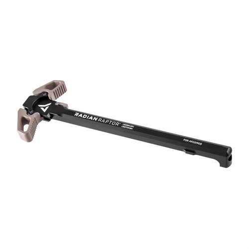 Der Raptor™ ambidextrous Charging Handle von Radian Weapons ermöglicht schnelles Laden von beiden Seiten, ist aus 7075 Aluminium gefertigt und milspec anodisiert.