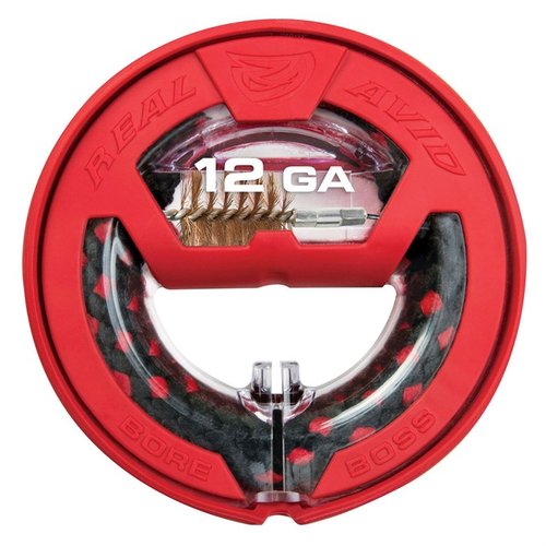 Mit dem Real Avid Bore Boss Shotgun Kit hast du eine kompakte Reinigungslösung, die eine Phosphor-Bronze-Bürste und einen 10-Zoll-Mopp für einfache Pflege bietet.