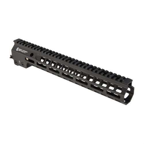 Der Geissele MK14 Super Modular Rail Handguard bietet ein schlankes Design, zahlreiche M-LOK Montageschienen und eine stabile Free-Float-Befestigung für optimale Leistung.