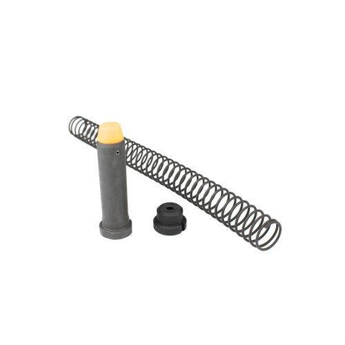 Das Angstadt Arms 9mm AR-15 Buffer Kit sorgt mit seinem 5,4oz Buffer und der passenden Feder für zuverlässiges Cycling deiner AR-9 Carbine und schützt vor Korrosion.