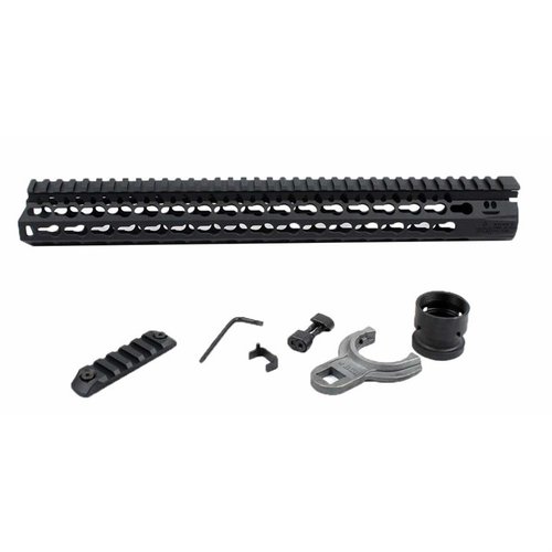 Der BCM KMR Alpha Handguard von Bravo Company bietet eine freie Barrel-Aufhängung für bessere Präzision, zahlreiche KeyMod™-Slots und ein leichtes, robustes Design.