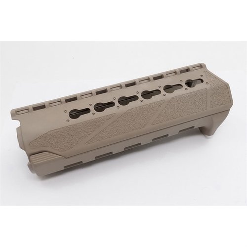 Der BCMGunfighter PKMR KeyMod Handguard bietet eine kostengünstige, ergonomische Lösung für Zubehörmontagen und schützt deine Hand vor Wärme.