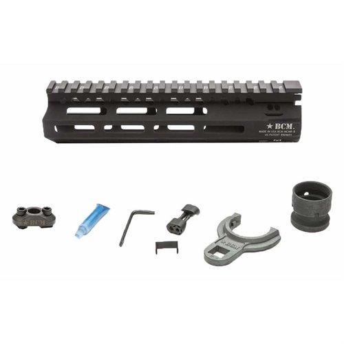 Der BCM MCMR M-LOK Handguard bietet eine schlanke Bauweise, eine vollständige Picatinny-Oberfläche und M-LOK Slots für Zubehör, während er die Genauigkeit deines Gewehrs erhält.