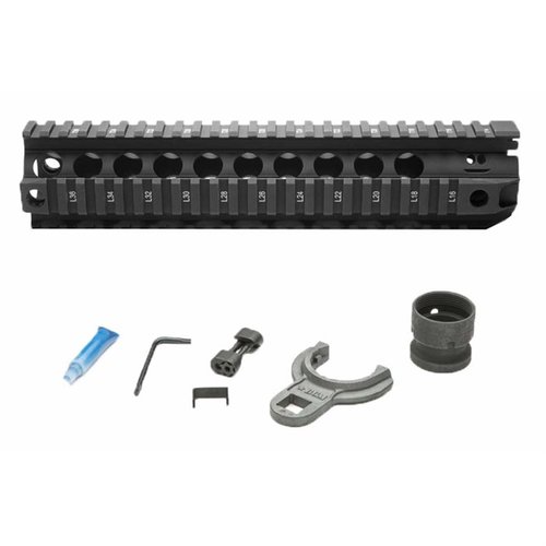 Der BCM QRF Handguard bietet eine präzise, druckfreie Montage, vier Picatinny-Schienen und eine robuste Konstruktion aus 6061-T6 Aluminium für maximale Genauigkeit.