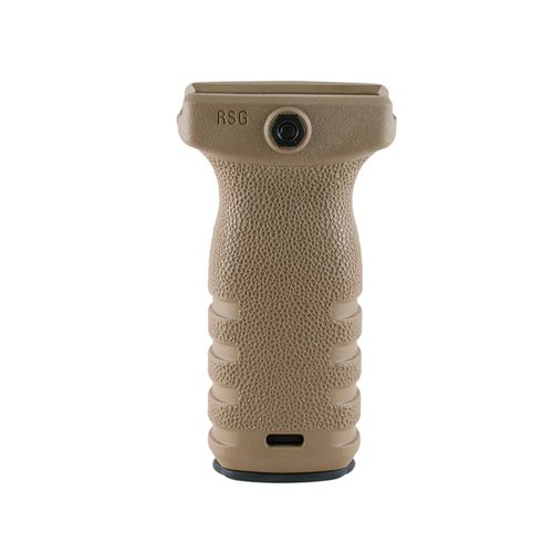 Der REACT SHORT GRIP bietet eine kompakte, griffige Oberfläche für bessere Kontrolle und Genauigkeit, mit Stauraum für Batterien und rutschfester Unterseite.