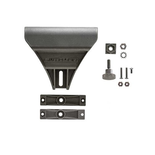 Die Luth-AR Cheek Plate Assembly für MBA-2/MBA-4 bietet zusätzlichen Höhenanpassungskomfort und umfasst alles, was du für die Montage benötigst.