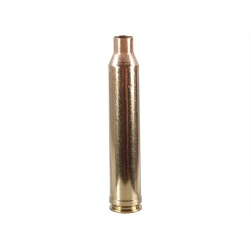 Die Hornady 7mm STW unprimed Brass Cases bieten hervorragende Gleichmäßigkeit in Wandstärke und Gewicht, ideal für präzises Nachladen und konsistente Schüsse.