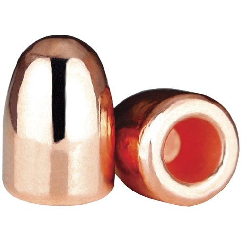 Die SUPERIOR PLATED® 380 ACP Hohlbasis Rundnase Geschosse bieten eine präzise Bonded-Copper-Beschichtung, sind bleifrei, indoor sicher und extrem genau.