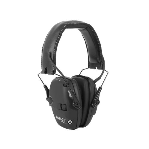 Die Howard Leight Impact Sport Electronic Earmuffs bieten leichten Hörschutz, verstärken Gespräche und blockieren gefährliche Geräusche wie Schüsse.