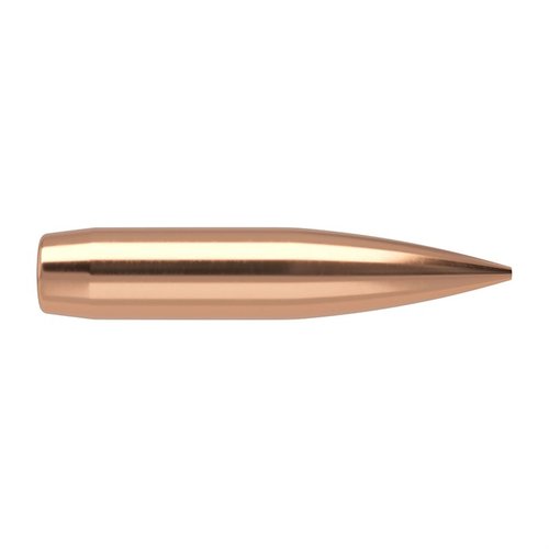 Die NOSLER RDF 22 Kaliber HPBT Geschosse bieten eine flache Flugbahn, minimalen Winddrift und eine hohe Ballistik, ideal für Wettkämpfe und einfaches Handladen.