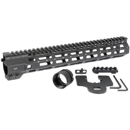 Der Midwest Industries Combat M-LOK Handguard für AR-15 bietet eine komplett freischwebende Bauweise, 7 M-LOK-Anschlusspunkte und eine durchgehende Picatinny-Schiene.