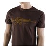 BROWNELLS Fine Cotton Retro Carbine T-Shirt Small Brown