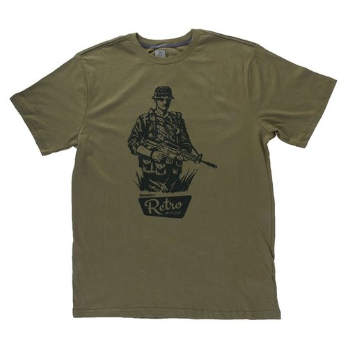 Das Brownells MACV-SOG T-Shirt aus 100% ringgesponnener Baumwolle ist weich, bequem, vorgewaschen und bietet eine perfekte Passform dank Cut-N-Sew-Konstruktion.