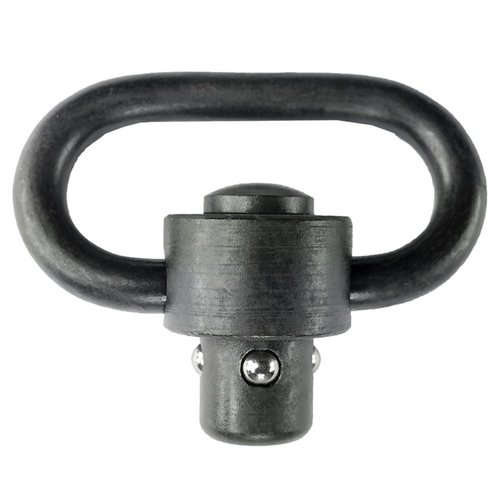 Der Grovtec Heavy Duty Push Button Swivel bietet eine sichere, einfache Befestigung für deine Sling, mit 360° Drehung und einer Zugkraft von bis zu 450 lbs.
