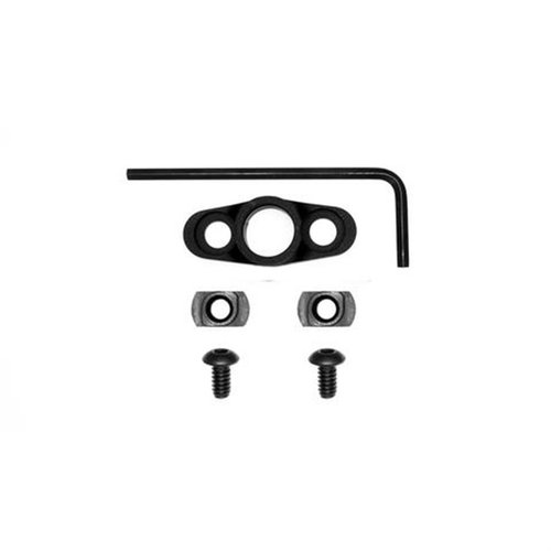 Die Grovtec M-LOK Non-Rotating Flanged Push Button Base bietet eine sichere, einfach zu installierende Befestigung für QD-Schlingen an M-LOK Handguards.