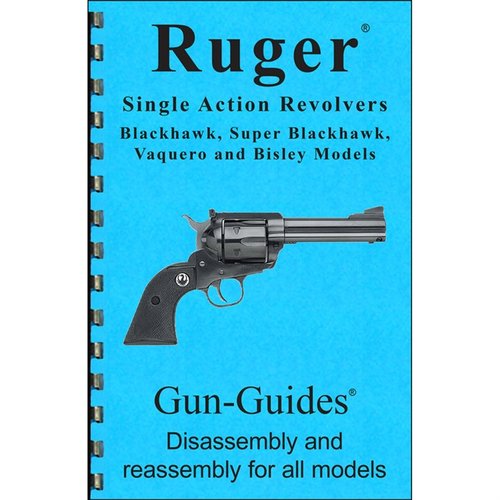 Der RUGER Single Action Revolver Assembly und Disassembly Guide bietet hochauflösende Fotos, detaillierte Schemata und praktische Tipps für die Wartung deiner Revolver.