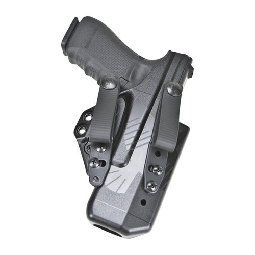 Das Eidolon Holster bietet eine perfekt angepasste Schale für deine Glock G17, die Komfort und Versteckmöglichkeiten maximiert und viele Zubehörmöglichkeiten bietet.