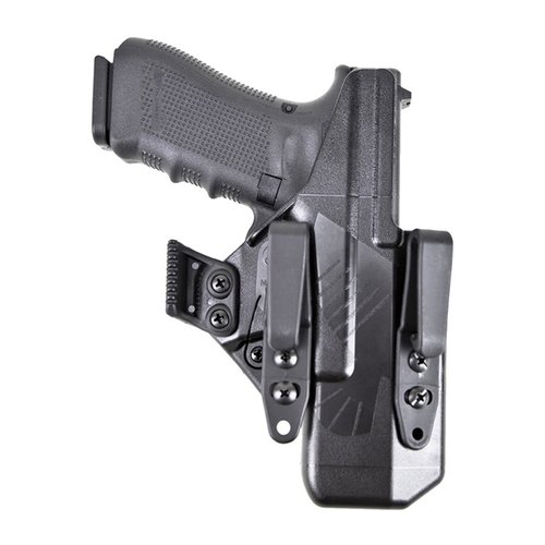Das EIDOLON Holster für Glock® G19 bietet maximalen Komfort und Tarnung, mit einer präzisen Passform und vielseitigen Befestigungsmöglichkeiten für Zubehör.
