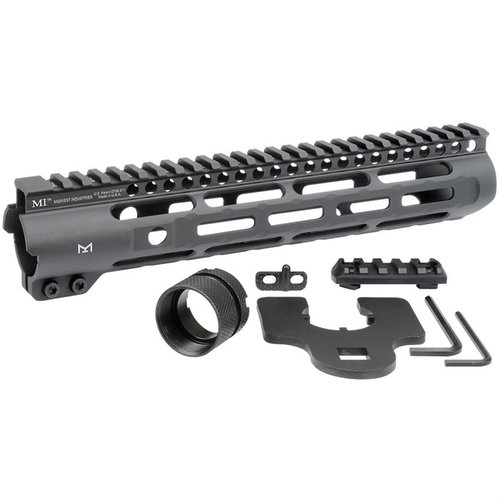 Die AR-15 Slim Line Handguards von Midwest Industries bieten drei M-LOK-Seiten, eine MIL-STD 1913 Picatinny-Oberfläche und eine super schlanke Bauweise für optimale Leistung.