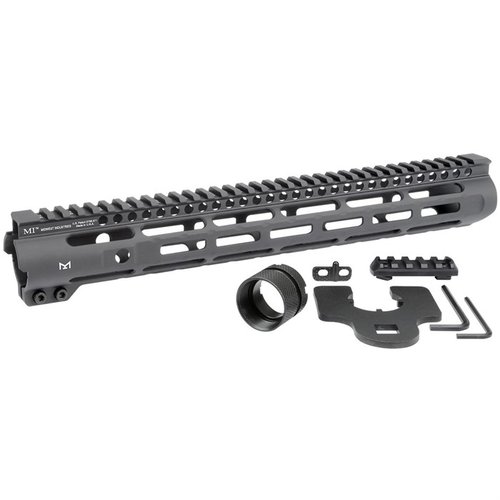 Entdecke die AR-15 SLIM LINE HANDGUARDS mit M-LOK: super schlank, 6061 Aluminium, MIL-STD 1913 Picatinny Rail und zwei QD Sling Sockets für optimale Funktionalität.