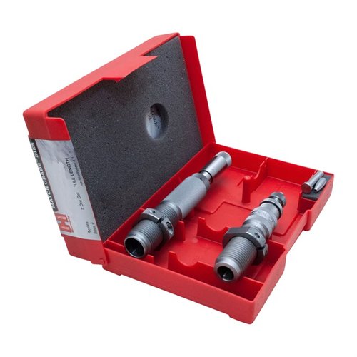 Mit den Hornady Match Grade Dies erzielst du ultra-präzise Ergebnisse. Die Full Length Bushing Die bietet selbstzentrierende Hülsen und vermeidet übermäßiges Arbeiten des Messings.