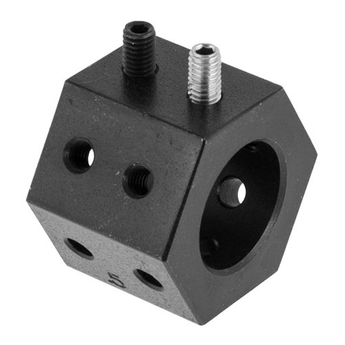 Der AR-15 HEX Triple Dimple Jig vereint 3 Jigs in einem Werkzeug, aus 1045 Carbonstahl gefertigt, mit einer robusten schwarz verzinkten Beschichtung.