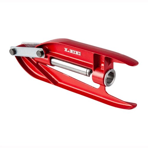 Die Lee Breech Lock Hand Press ist leicht, kompakt und ermöglicht dank des Breech Lock Quick-Change Die Features einen schnellen Wechsel der Dies mit nur einer Handbewegung.