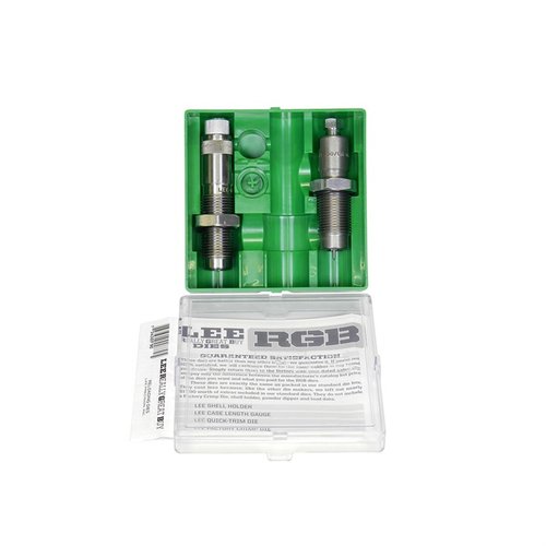 Die Lee RGB Die Sets für .223 Remington bieten dir einen Full Length Sizer Die und einen einfach einstellbaren Bullet Seating Die ohne Crimp – ideal für präzises Nachladen.