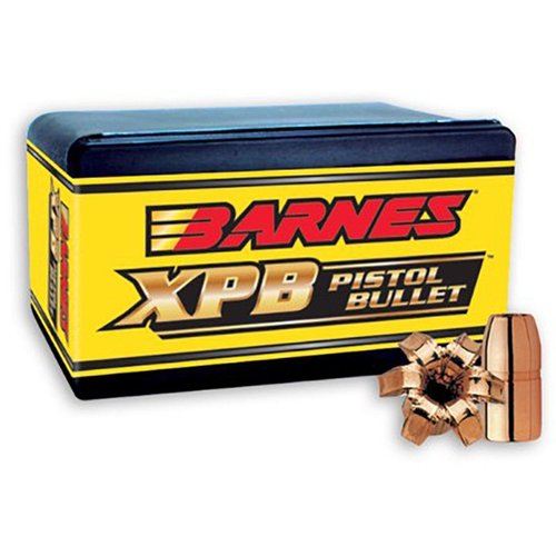 Die BARNES XPB 500 S&W Pistolenkugeln bieten überlegene Penetration, Expansion und Energieübertragung – perfekt für Jagd und Selbstverteidigung.