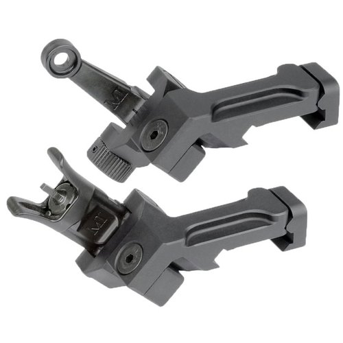 Das AR-15 Combat Rifle Offset Sight Set bietet zuverlässige, präzise Sichtverstellung mit A2 Front Sight Tool und robustem Design aus Stahl und Aluminium.
