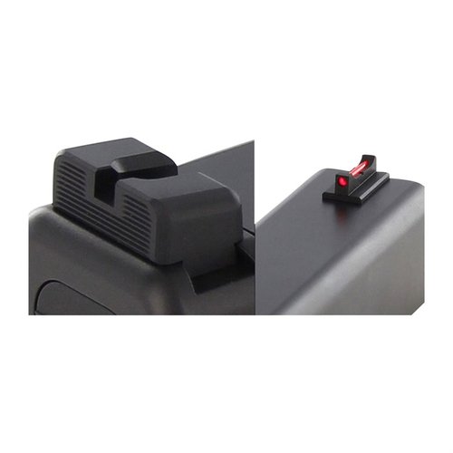 Das MOS NON CO-WITNESS Fixed Sight Set für Glock Gen 5 G34 bietet eine einfache Installation, präzise Sichtanpassung und ist ideal für den Wettbewerb.