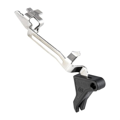 Der Syndicate Polymer Trigger bietet ein einfaches Drop-In Design mit flacher Oberfläche für einen konsistenteren Abzug und bessere Indexierung für Glock Modelle.