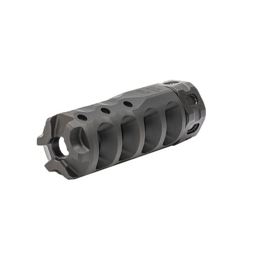 Der HYPERTAP Muzzle Brake reduziert den Rückstoß um 84%, sorgt für eine klare Sicht und ermöglicht durch tunable gas biasing eine individuelle Anpassung.