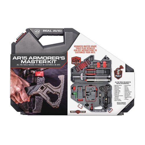 Das AR-15 ARMORER'S MASTER KIT bietet dir alle Master Grade® Werkzeuge und eine DIY-Anleitung für 18 Modifikationen, um deine AR15 einfach und effektiv anzupassen.