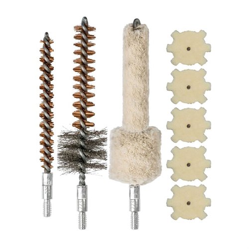 Mit dem Real Avid AR-15 Brush Combo hältst du deine AR15 sauber! Enthält Bürste und Mop für die Star Chamber sowie eine .223/5.56mm Bore Brush für beste Reinigung.