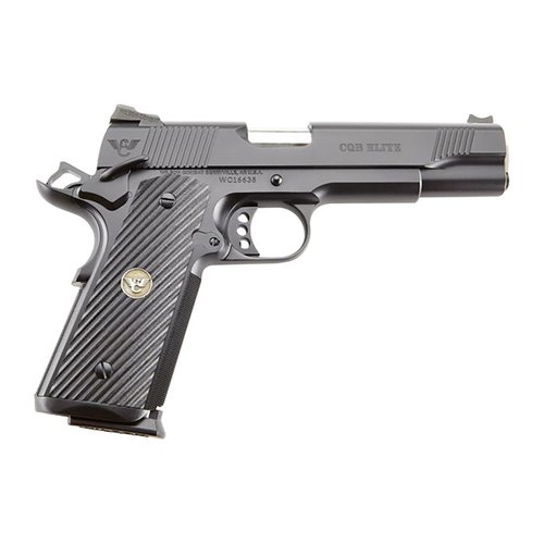 Die CQB 1911 Elite bietet dir eine zuverlässige 45 ACP, mit Bullet Proof® Teilen, präzisem Abzug und ergonomischem Design für optimale Handhabung.
