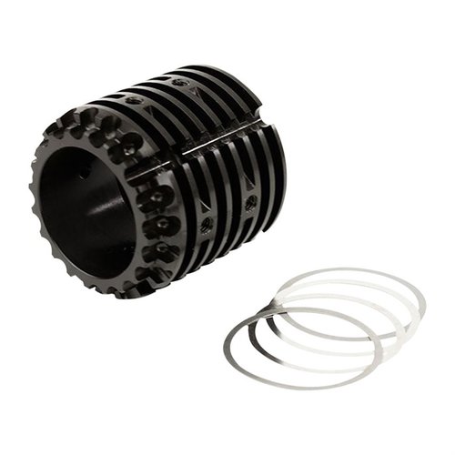 Der M5E1 Handguard Barrel Nut verbindet Aero Precision M5 Handguards mit DPMS-Upper Receivern und enthält 5 Shims für die richtige Gasrohrausrichtung.